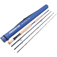 MAXIMUMCATCH Predator Saltwater / Freshwater Fly Rod & Reel Combo IM10 Rod Blank in 8/9/10/12wt 4 Pieces