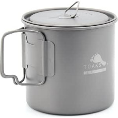 TOAKS Outdoor Camping Titanium Cup un Titanium Pot