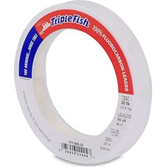 Triple Fish 30 lb Test Fluorocarbon Leader Line