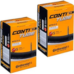 Continental kalnu velosipēda iekšējā caurule ar Presta vārstu 27,5 x 1,75–2,5 collas (69,8 cm)