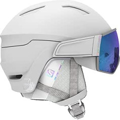 Salomon Mirage S Helmet Visor Mask Woman Ski Snowboard White