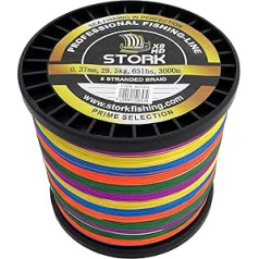 Stork HDx8 8-Way Braided Premium Fishing Line 3000 m