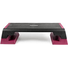 Johnson Fitness Aerobic Stepper augstums regulējams, melni violets