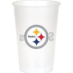 Trendware Pittsburgh Steelers plastmasas krūzes, 24 gab