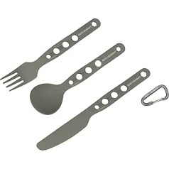 Sea to Summit Alpha Cutlery Set Dining Cutlery Kitchen On the Go Grey M