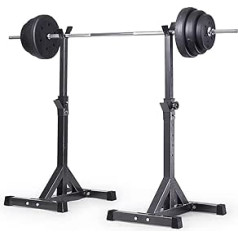 Adjustable squat rack stand for lifting weight