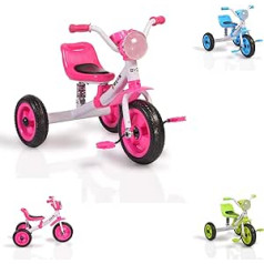 Moni Byox Felix 3 Year Trike with Eva Tyres, Melodies and Headlights, Pink