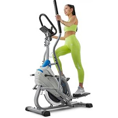 Hop-Sport Cross Stepper mājas ierīcēm HS-400B Icon — 2-in-1 Cross Trainer un Stepper ar treniņu datoru — novatoriska treniņu ierīce apvieno Stepper un Cross Trainer apmācību