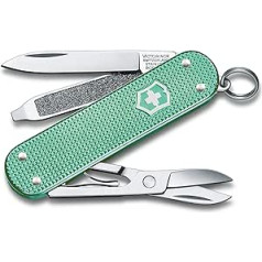 Victorinox, Swiss Army Knife, Classic SD, Multitool, Swiss Army Knife with 5 Functions, Blade, Small, Nail File, Screwdriver 2.5 mm