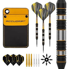 Accudart Alle Steeltip Dart Set 4.0 Dartpfeile, Mehrfarbig