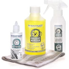 Das Blaue Wunder I Bicycle Cleaner Allrounder Set I Bicycle Cleaner Chain Oil Cloth I Cleans – Uztur – Aizsargā I visiem velosipēdiem I no Vācijas (1)