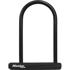 Master Lock 8170D U veida slēdzene, melna, 6