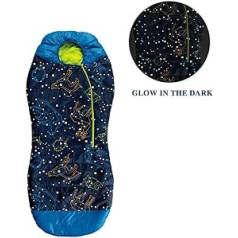 AceCamp, 3978 Children's Sleeping Bag, Glow in The Dark