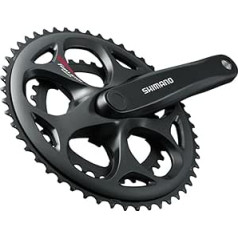 Shimano (Shimano A070 šosejas velosipēdu kloķis bez zobrata, 50/34T/graduēts filtrs