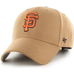 '47 MLB San Francisco Giants MVP Unisex regulējama augstas kvalitātes dizaina beisbola cepure oranža ar Black Edge logotipu Kamielis, kamielis