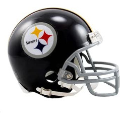 Pittsburgh Steelers 1963-76 Throwback Replica Mini ķivere ar Z2B sejas masku