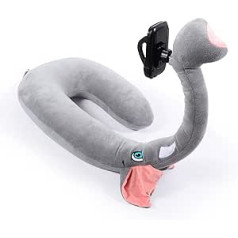 Shanrya Flexible Device Holder, Neck Pillow Mobile Phone Holder, Stable, Ergonomic, Cute Animal for Daily Use