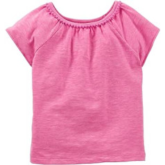 Carter's Unisex Baby Pom Tee (mazulim) — spilgti rozā — 9 M