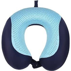 Travel Pillow, U Shaped Neck Pillow, Support Pillow, Inner Core Gel and Memory Foam Combination is Soft and Comfortable, Airplane Neck Support, Travel Neck Pillow, Suitable for Long Distance Travel,