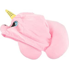 NUOBESTY Unicorn Plush U Animal kakla spilvens ceļojumu spilvens miega spilvens ar kapuci lidmašīnas vilciena automašīnai