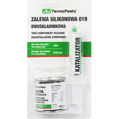 91-424# Divkomponentu silikona hermētiķis 019 100g