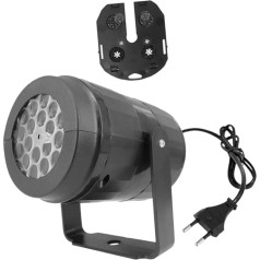 Uonlytech 1 Satz Projektionslampe weihnachtsprojektor christmas projector Black Schneeflockenlichter Nachtlicht bezaubernde Laterne Halloween Dekorative Lichter Muster Licht Beamer rotieren