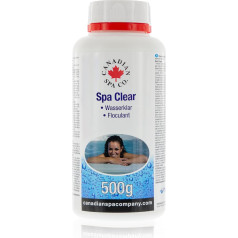 CANADIAN SPA CO. Whirlpool Clear 500 ml, baseina dzidrinātājs kristāldzidram ūdenim, novērš duļķainību, piemērots visiem filtru tipiem.