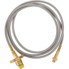 POPETPOP 1Stk Verbindungsrohr für Gas Camping-Gasschlauch Außenschläuche Gas Connector Hose Tank Hose gasflaschen Adapter Propanschlauch Verlängerungsrohr für den Außenbereich Gerät