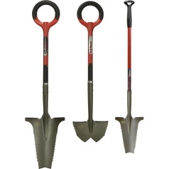 Radius Garden 37711 Sakņu griešanas komplekts Root Slayer Trio, sarkans