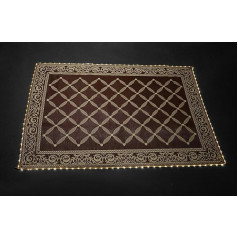 REVERSIBLE MATS 8ft x 12ft Brown/Beige LED Light Up Patio Mat