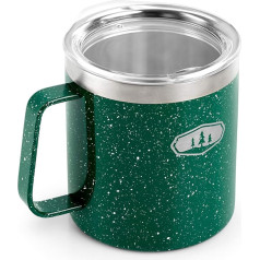 GSI Outdoors Glacier Stainless Camp Cup - 15 oz (Green Speckle)