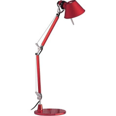 Artemide Schreibtischlampe Tolomeo Micro rot