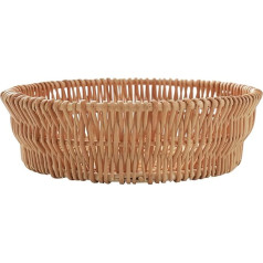 Longero Handmade Storage Basket, Bread Wicker Basket, Hand Woven Wicker, 1 Piece, Medium