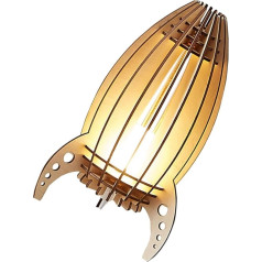 OSALADI 1 x naktslampiņa, nakts lampa, LED lampa, koka nakts lampa, portatīvais kamīns, acu aizsardzības lampa, bērnu lampa, dāvana zēniem, spīdums, istabas apgaismojums, stikls