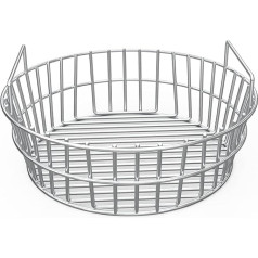 only fire Stainless Steel Charcoal Ash Basket for Char-Griller Akorn Kamado Kooker Charcoal Grill