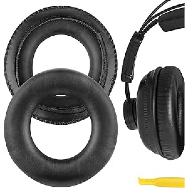 Geekria QuickFit Ersatz-Ohrpolster für Superlux HD 681, HD 668B, HD 669, HD 660, HD 662, HD 440, HD 330 Kopfhörer, Ohrpolster, Headset-Ohrpolster, Ohrmuschel-Abdeckung (schwarz, Reparaturte)