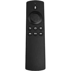 DERCLIVE rezerves tālvadības pults PE59CV priekš Amazon Fire TV un Fire TV Stick Black