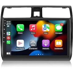 2+64G CAMECHO Android 13 Carplay Android automašīnas radio ar HiFi skaņu Suzuki Swift (2003-2010), 10,1 collu 1080P skārienekrāns ar GPS WiFi BT USB FM RDS radio + AHD atpakaļskata kamera + mikrofons