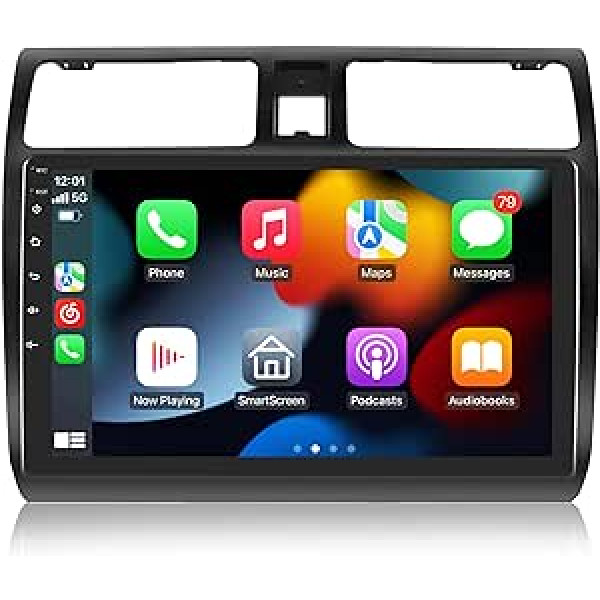 2+64G CAMECHO Android 13 Carplay Android automašīnas radio ar HiFi skaņu Suzuki Swift (2003-2010), 10,1 collu 1080P skārienekrāns ar GPS WiFi BT USB FM RDS radio + AHD atpakaļskata kamera + mikrofons