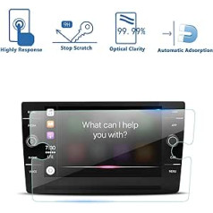 LFOTPP savietojams ar Passat B8 8 collu navigācijas ekrāna aizsargu, GPS navigācijas rūdīta stikla ekrāna aizsargu