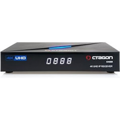 Octagon SX888 V2 (2. versija) 4K UHD IP uztvērējs H.265 ar DualOS, 1 GB RAM 4 GB Flash Stalker IPTV Multistream Black