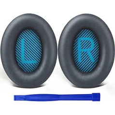 SoloWIT® Professional rezerves ausu spilventiņi priekš Bose, kas ir saderīgi ar QuietComfort 15 QC15 QC25 QC2 QC35 Ae2 Ae2i Ae2w SoundTrue & SoundLink uzliekamajām austiņām