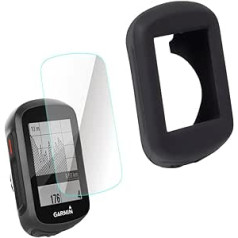 CNC silikona futrālis Garmin Edge 530/830/520/1030/820/800/130 silikona aizsargvāciņš, Garmin Edge 530/830/520/1030/1000/820/800/1 30 kristālu rūdīts.