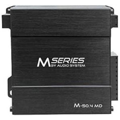 Audio System M-50.4 MD MSERIES 4-Channel MIKRO Digital Amplifier 400 Watt RMS