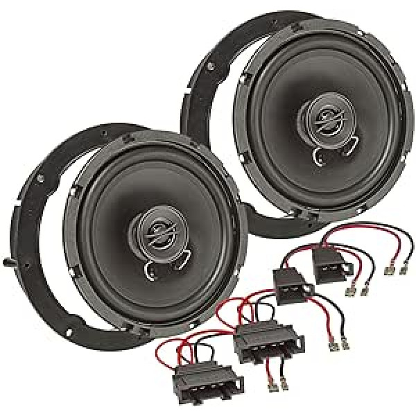 tomzz Audio 4049-000 skaļruņu uzstādīšanas komplekts, kas saderīgs ar Seat Altea MII Ateca Toledo Ibiza 165 mm koaksiālo sistēmu TA16.5-Pro