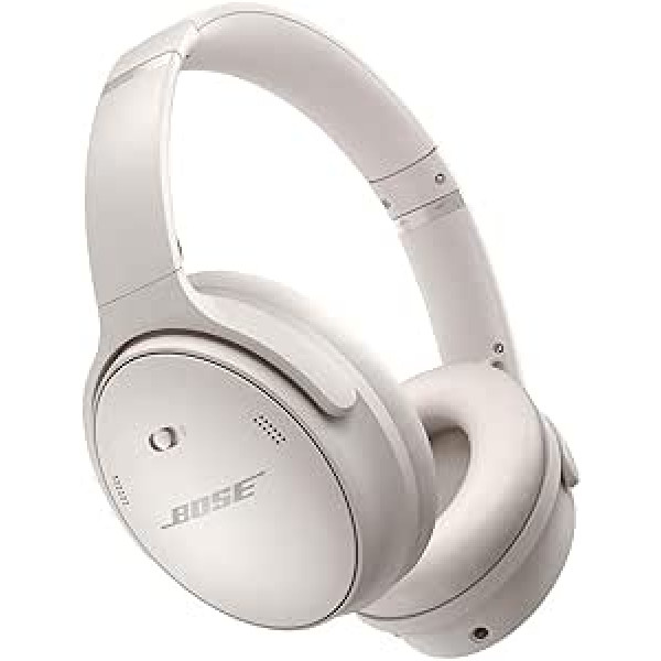 Bose QuietComfort 45 bezvadu trokšņu slāpēšanas Bluetooth austiņas, mikro, baltas