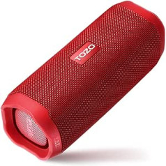 TOZO PA2 Bluetooth skaļrunis ar diviem draiveriem un divām basu membrānām, dziļa basa skaļa stereo skaņa, IPX8 ūdensizturīgs, 25 stundu atskaņošanas laiks, pielāgota EQ lietotne, pārnēsājama mūzikas kaste mājām, āra, biroja vajadzībām