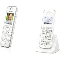 AVM FRITZ!Fon C6 DECT Comfort Phone & FRITZ!Fon M2 International, Dect Comfort Telephone, HD Telephony, International Version
