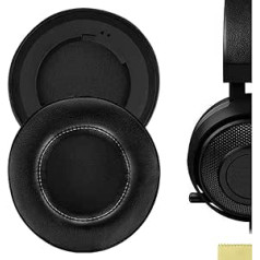 Geekria QuickFit Ersatz-Ohrpolster für Razer Kraken 7.1 Chroma V2 USB spēļu austiņas Kopfhörer Ohrpolster austiņas Ohrpolster Reparaturteile (Schwarz)