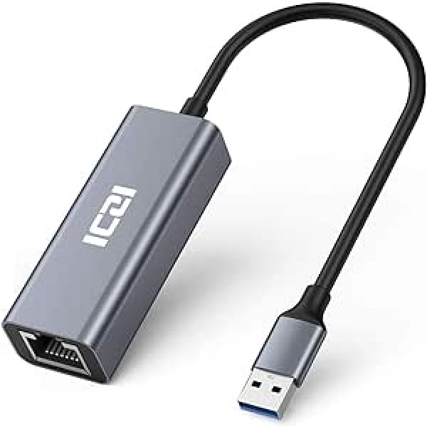 ICZI USB LAN Adapter USB to Ethernet Adapter, RJ45 1000Mbps to USB 3.0 Adapter for Windows 10, 8.1, 8, 7, Vista, XP Mac OS Chrome OS Linux Mi Box